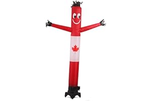 MOUNTO 8FT Inflatable Waving Man Fly Puppet Dancer with Blower (Canadian Flag)