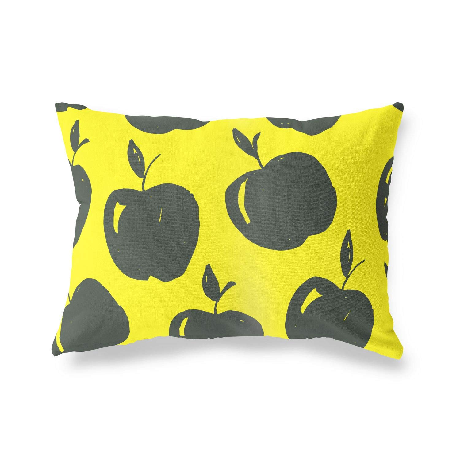 BonaMaison Decorative Cushion Cover, Neon Yellow-Fume Throw Pillow Covers, Home Decorative Pillowcases for Livingroom, Sofa, Bedroom, Size: 45X60 Cm - Designed and Manufactured in Turkey