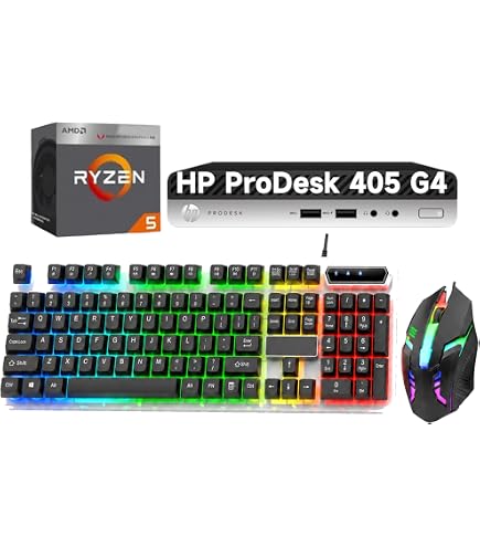 Amazon.com: HP ProDesk 405 G4 Mini Desktop Computer, AMD Ryzen 5