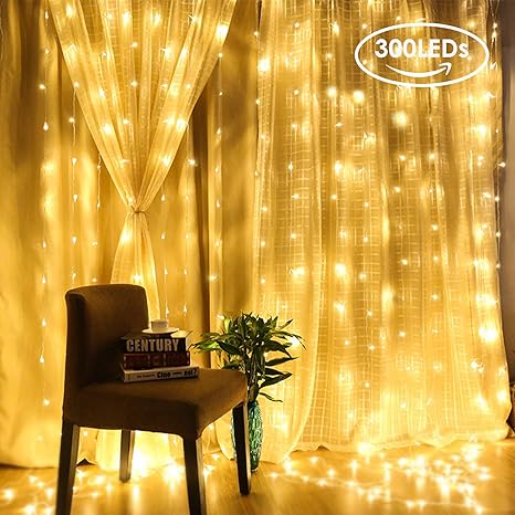 Immagini Luminose Natale.Tenda Luci Natale Da Esterno Luci Stringa Led Catene Luminose Interno Per Natale Ornamento Luce Illuminazion Speciale Luci Amazon It Illuminazione