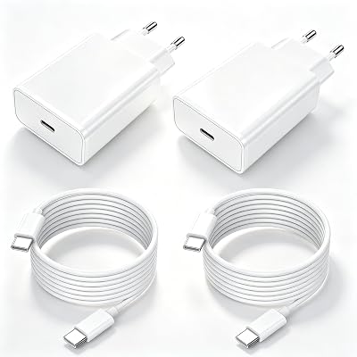 Carregador de Carregamento Rápido de 45W, Carregador Rápido USB C de 45W com Cabo Tipo C 2M para Samsung Galaxy S26/S25/S24/S23/S22/S21 Ultra
