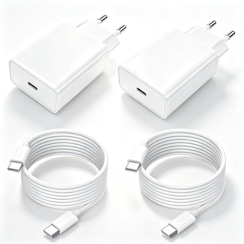Carregador de Carregamento Rápido de 45W, Carregador Rápido USB C de 45W com Cabo Tipo C 2M para Samsung Galaxy S26/S25/S24/S23/S22/S21 Ultra — foto 1 de 6