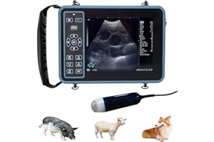 DAWEI Vet Ultrasound Machine for Pregnancy Veterinary Ultrasound Scanner with 3.5Mhz Convex Probe for Sheep，Goat,Pig
