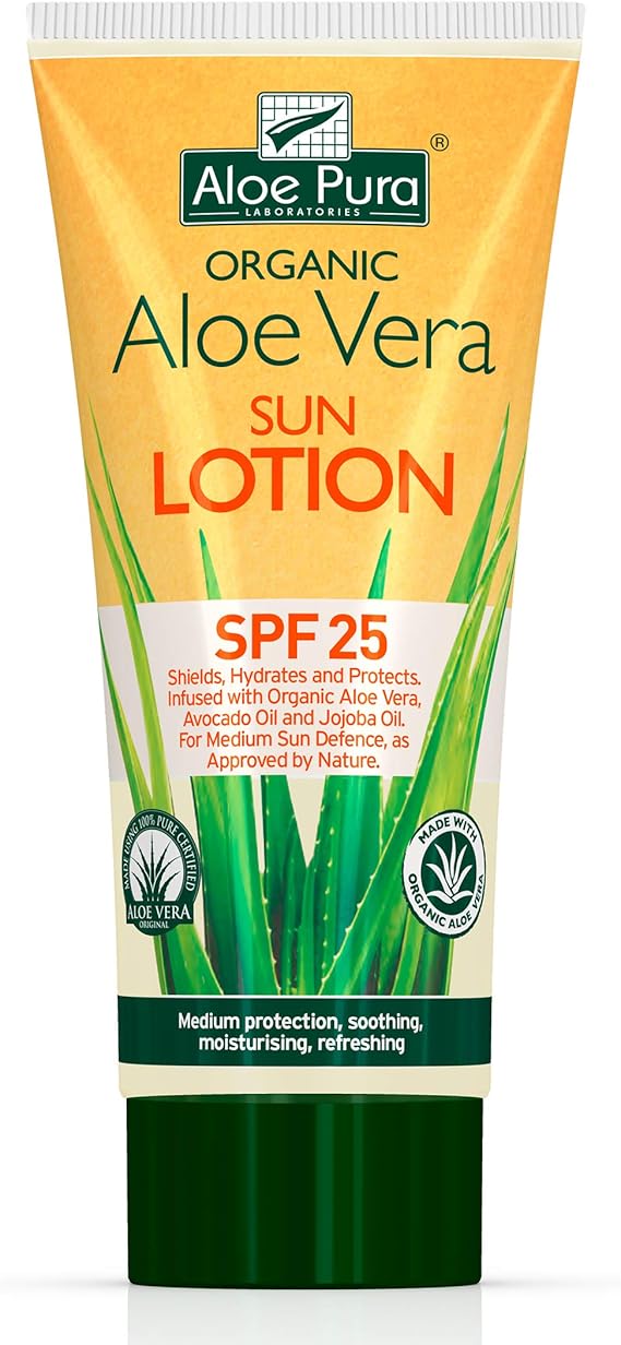 Aloe Vera Sun Lotion Spf 25 200ml Amazon.co.uk Beauty