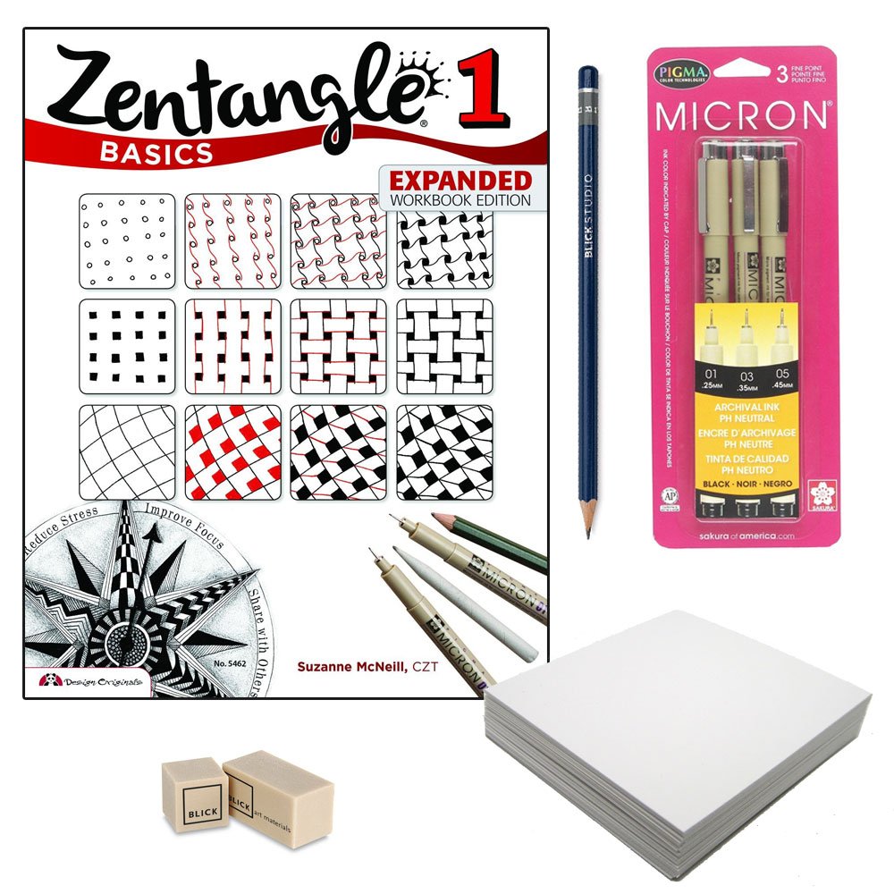 Zentangle Basics Starter Kit (Bundle of 5 Items) - Zentangle Basics 1