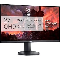 Amazon.com: Dell S2722DGM Curved Gaming Monitor - 27-inch QHD ...