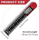mwellewm Digital Angle Finder Ruler 200mm LCD Protractor Inclinometer view 6