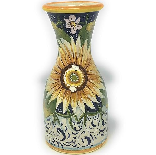 Download Fine Art Ceramics Italian Ceramic Art Pottery Vase Jar Vessel Vino Vine Made In Italy Tuscan Art Collectibles