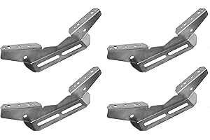 Extreme Max 3005.3871.4 Pontoon Trailer Bunk Bracket - Pack of 4