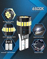 KATUR 194 LED Bulbs 12V 6000K White 4pcs Canbus Error Free W5W T10 168 194 view 2