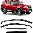 Voron Glass in-Channel Extra Durable Rain Guards for Nissan Pathfinder 2022-2025, Window Deflectors, Vent Window Visors, 4 Pieces - 200722