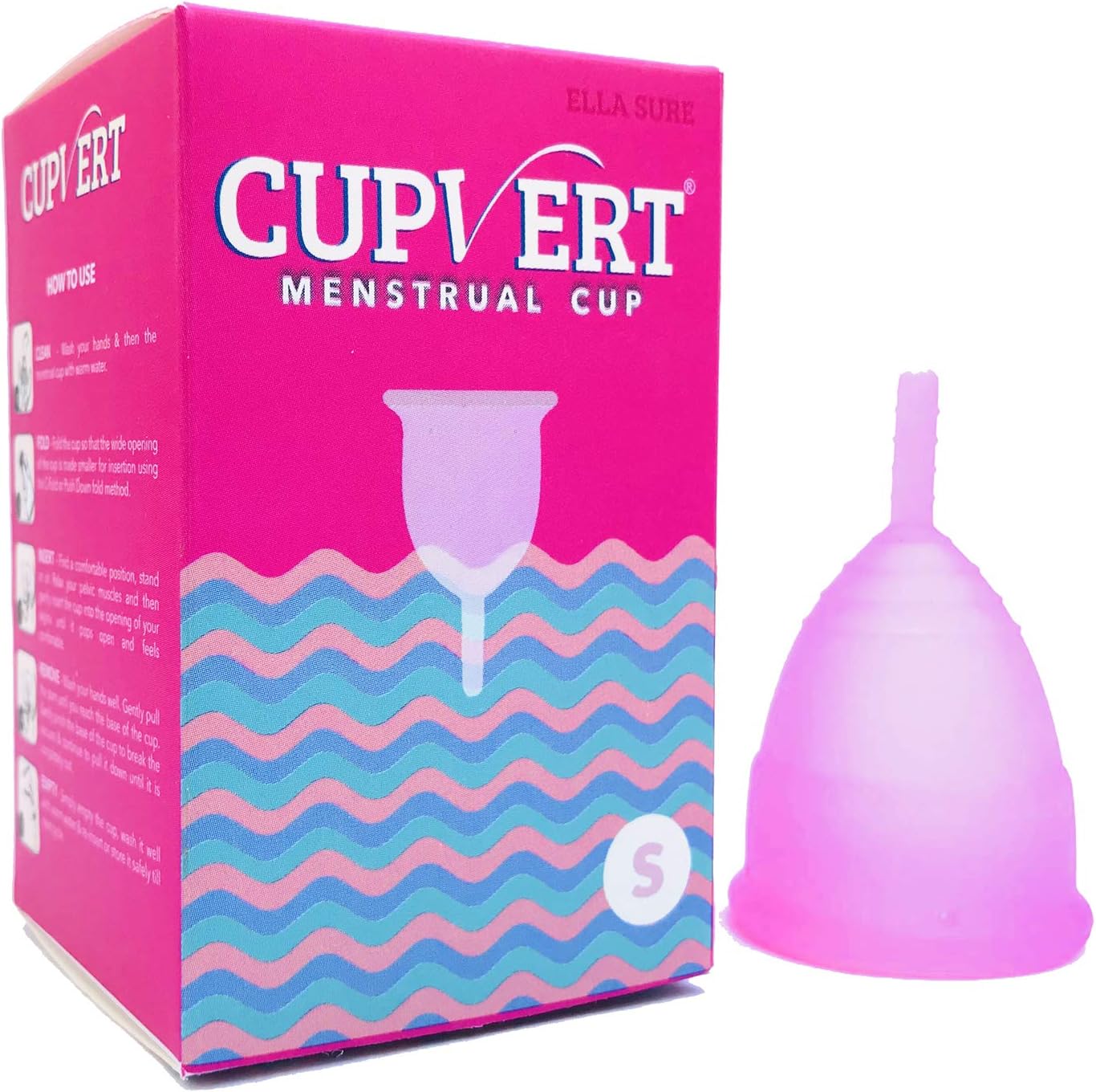 CUPVERT Reusable Menstrual Cup For Women Small