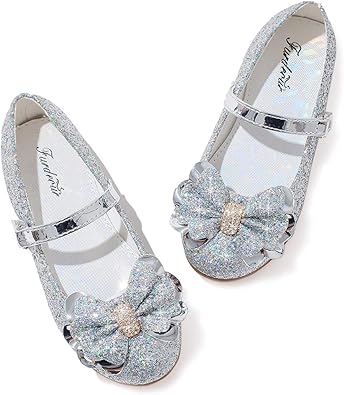 kids silver dress shoes