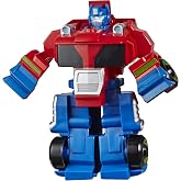 Transformers Rescue Bots Academy Optimus Prime Converting Toy, 4.5-Inch Figure, Toys for Kids Ages 3 and Up