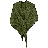 Shawls Wraps Women Triangle Sweater Scarf Warm Wool Blend Pashmina Cape Cold Weather Neck Warmer Winter Fall Accessory