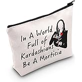 MEIKIUP Movies Fans Cosmetic Bag The AD Family Fandom Gift Halloween Makeup Bag In A World Full of KA Be A M