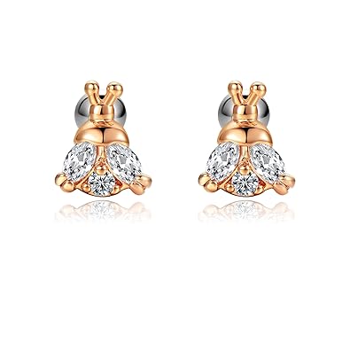 Amazon 可愛い 蜂 イヤリング ピアス風 18g軟骨ピアス 動物 人気