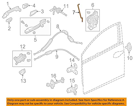 Amazon Com Genuine Honda 72153 Tr0 315 Left Front Door