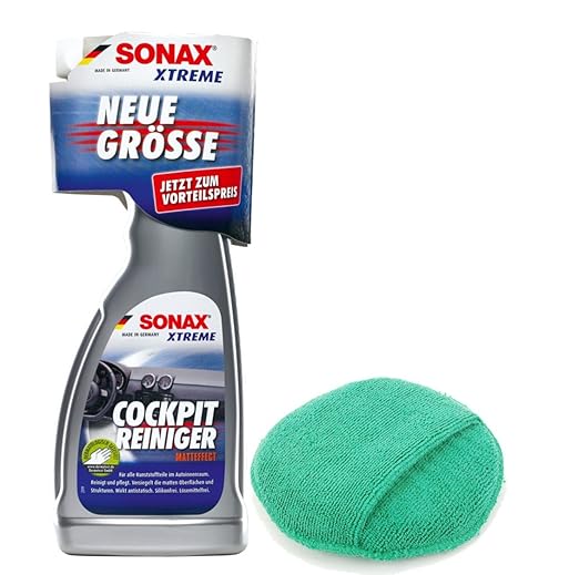 SONAX XTREME CockpitReiniger Matteffect, 500ml + MicrofaserPflegePad