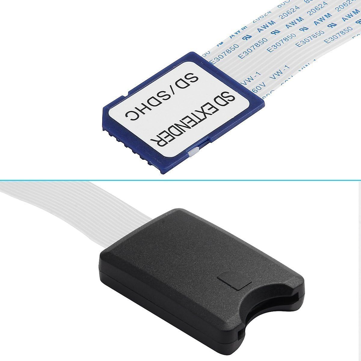 LANMU SD Extension Cable, Card Adapter Convertor for Raspberry Pi/GPS/Wild Camera/SDHC SDXC - Memory Card Extender - Image 5