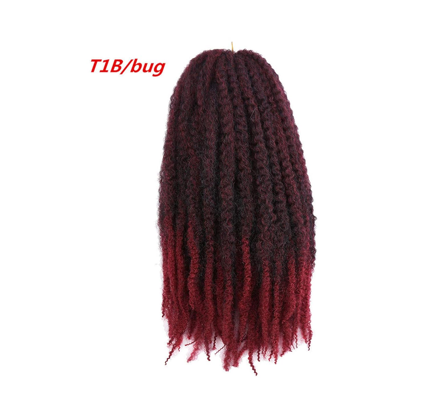 Amazon Com 9 Packs 18inch Synthetic Marley Braids With Red Brown