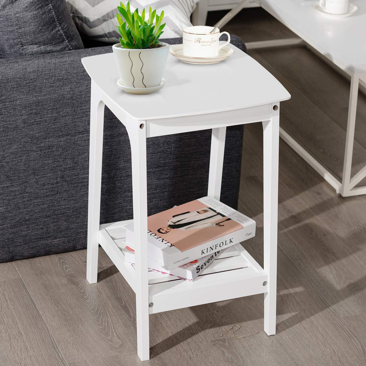 Giantex Nightstand Set Of 2 Modern Conci Buy Online In Suriname At Desertcart