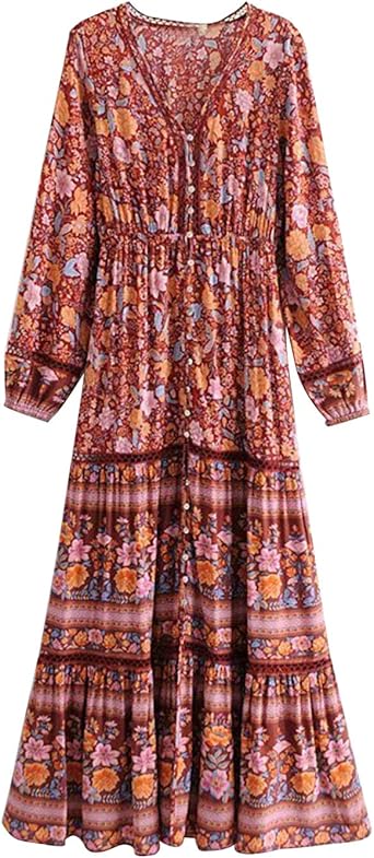 warehouse western midi denim dress