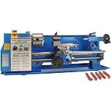 ETD 7 x 14 Precision Bench Top Mini Metal Milling Lathe Variable Speed 2500 RPM & Digital Readout with 5 pc. Cutter Kit