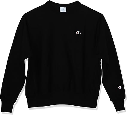 black and white champion sweater