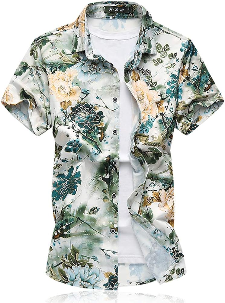 summer outfit men floral