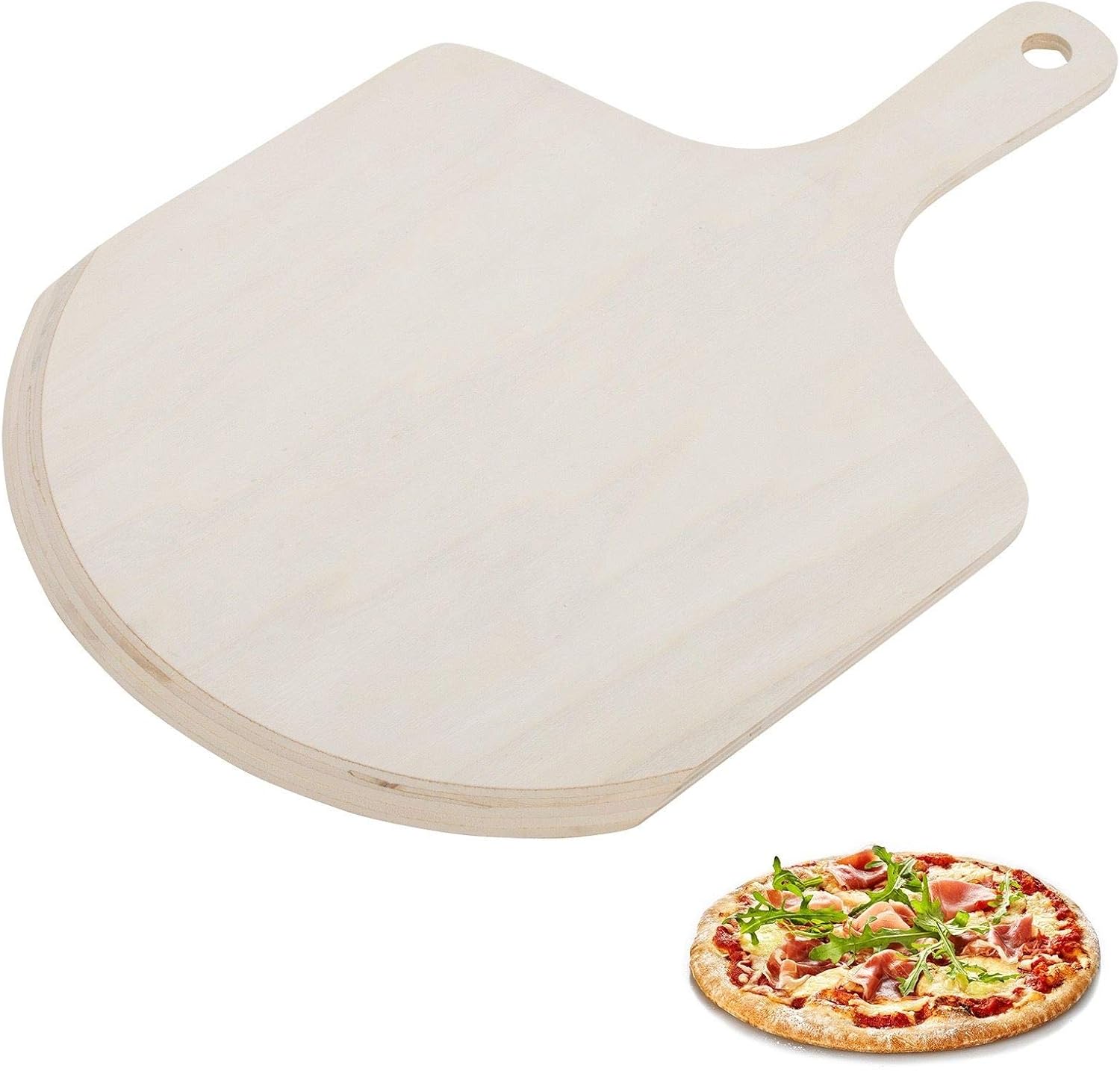 Westmark Pizza Paddle, Wood, Beige, 45.5 x 29.3 x 0.9 cm Amazon.co.uk Kitchen & Home