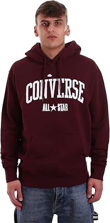felpa converse uomo bordeaux