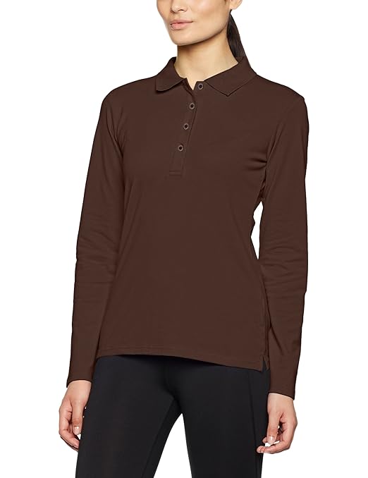 James & Nicholson Damen Poloshirt Ladies´Elastic Polo Long-Sleeved
