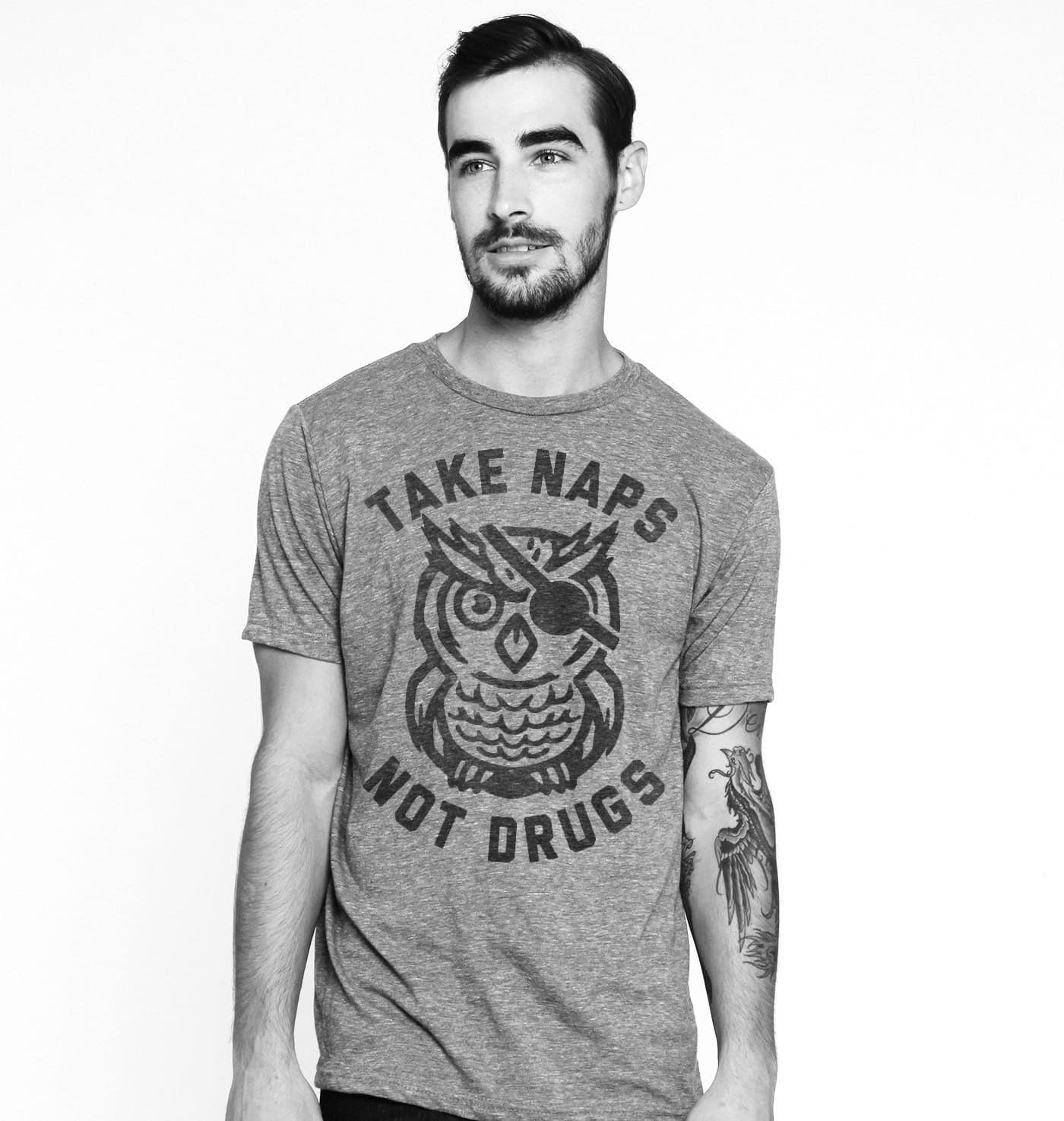 Buy Me Brunch Men's Take Naps Not Drugs T-Shirt