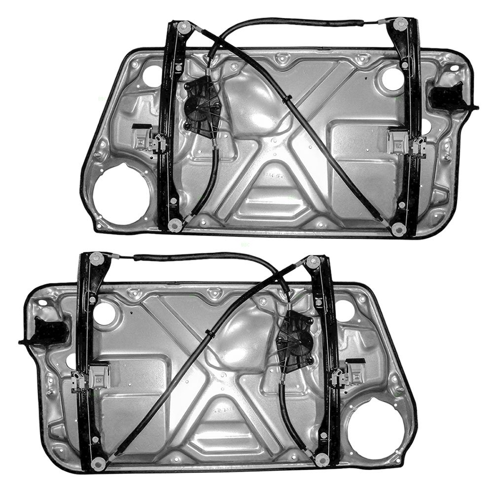 Drivers Front Power Window Lift Regulator With Interior Door