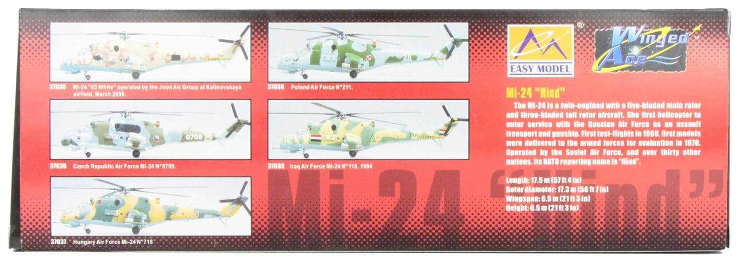 Amazon Com Easy Modelo 1 72 Mi 24 Hind Republica Checa Air