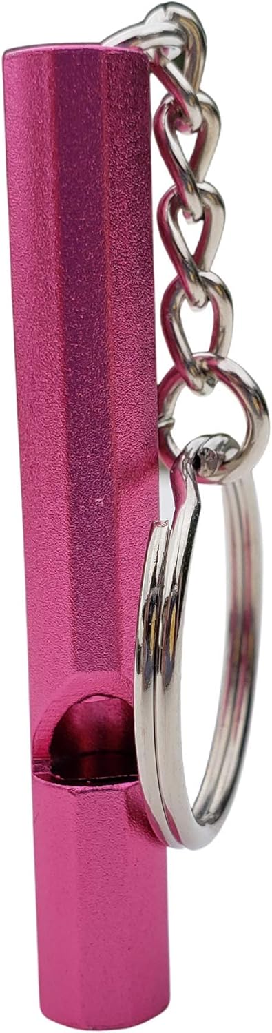 Pink Whistle with Lanyard, Safety, Trails, Hiking, Athletics, Recess, Coach, up to 120 Decibels for Emergency Situations: Home Improvement