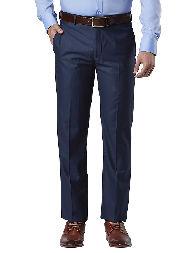 Buy Raymond Men's Flat Front Contemporary FIT Pants Regular at Amazon.in