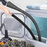 Dryer Vent Cleaner Kit Vacuum Attachment Hose with Brush, Dryer Cleaning Brush Lint Remover Hose
