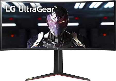 Amazon Com Lg 34gn850 B 34 Inch 21 9 Ultragear Curved Qhd 3440 X 1440 1ms Nano Ips Gaming Monitor With 144hz And G Sync Compatibility Black 34gn850 B Computers Accessories