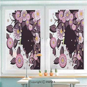 Amazon Com Rwnfa No Glue Static Cling Glass Sticker Portrait Of