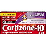 Cortizone 10 Maximum Strength Intensive Moisture Anti-Itch Cream, 1% Hydrocortisone, 2 oz.