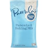 Pamela's Gluten Free Baking and Pancake Mix, Fluffy Waffles, 8g Whole Grain, 25-Pound Bag (Pack of 1)