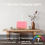 Trace 300ML Essential Oil Diffuser Remote Control Humidifier 7 LED Colors view 6