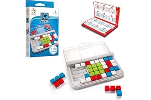 SmartGames IQ Focus – Color & Logic Puzzle with 120 Challenges – Compact Brain Teaser Game for Kids & Adults Ages 7+
