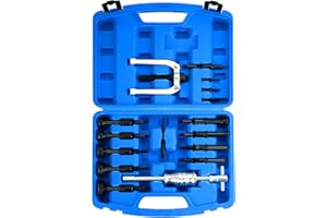Acymner 16PCS Bearing Puller Slide Hammer Set, Blind Hole Collet Bearing Race and Seal Puller Extractor Kit | Blind Inner Bearing Puller, Slide Hammer Puller Tool Set