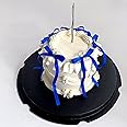 20 Pack Bow Cupcake Toppers Birthday Bowknot Ribbons Coquette Blue Bow High Footed Cup Balloon Wall Party Decorations Bridal Cake Dessert Picks Baby Girl Boy Wedding Party Supplies blue2