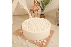 Realhaha Ball Pit Balls 50 100 200 500 Play Balls Plastic Balls for Baby Girls Toddlers Kids Play Tent Pool Playhouse Playpen Party Decoration