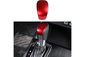 ANTBOOBOO for 2022 2023 2024 Honda Civic Gear Shift Knob Cover, for CRV 2023 2024 Interior Protector Trim Cap Sticker, for Accord 2018-2024 Automatic Transmission CVT Boots Change Lever Decal for CR V -Red