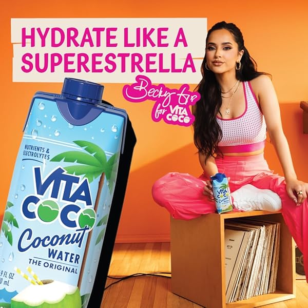 VITA COCO COCONUT WATER, PURE ORGANIC | REFRESHING COCONUT TASTE | NATURAL ELECTROLYTES | VITAL NUTRIENTS | 11.1 OZ (PACK OF 12)